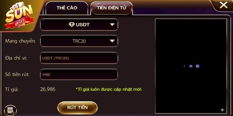 Rút Tiền Sunwin – Hướng Dẫn Quy Trình Đổi Thưởng Siêu Tốc 12 Sunwin Tốc độ xử lý lệnh rút tiền vượt trội so với các đối thủ.